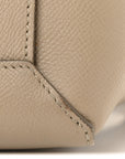 Grained Calfskin Micro Belt Bag Light Taupe