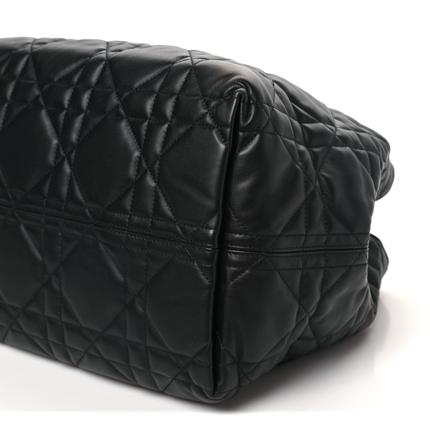 Calfskin Macrocannage Large Toujours Black