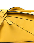 Calfskin Small Puzzle Bag Yellow