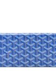 Goyardine Richelieu Wallet Sky Blue