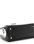 Patent Vitello Elite Petite 2Jours Tote Black