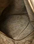 Suede Calfskin Intrecciato Teen Jodie Hobo Beige