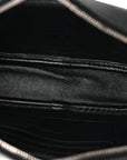 Grain De Poudre Matelasse Monogram Mini Lou Camera Bag Black