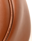 Smooth Calfskin Medium Strap Ava Triomphe Shoulder Bag Tan