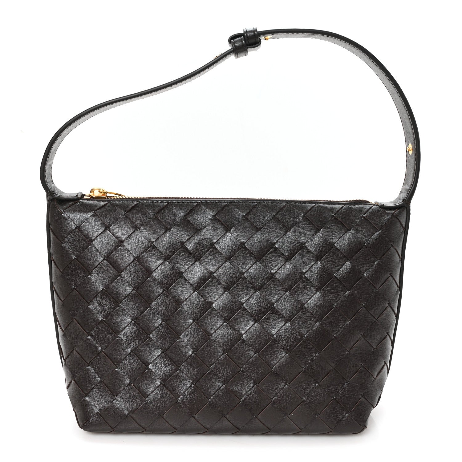 Calfskin Nappa Intrecciato Mini Wallace Fondant