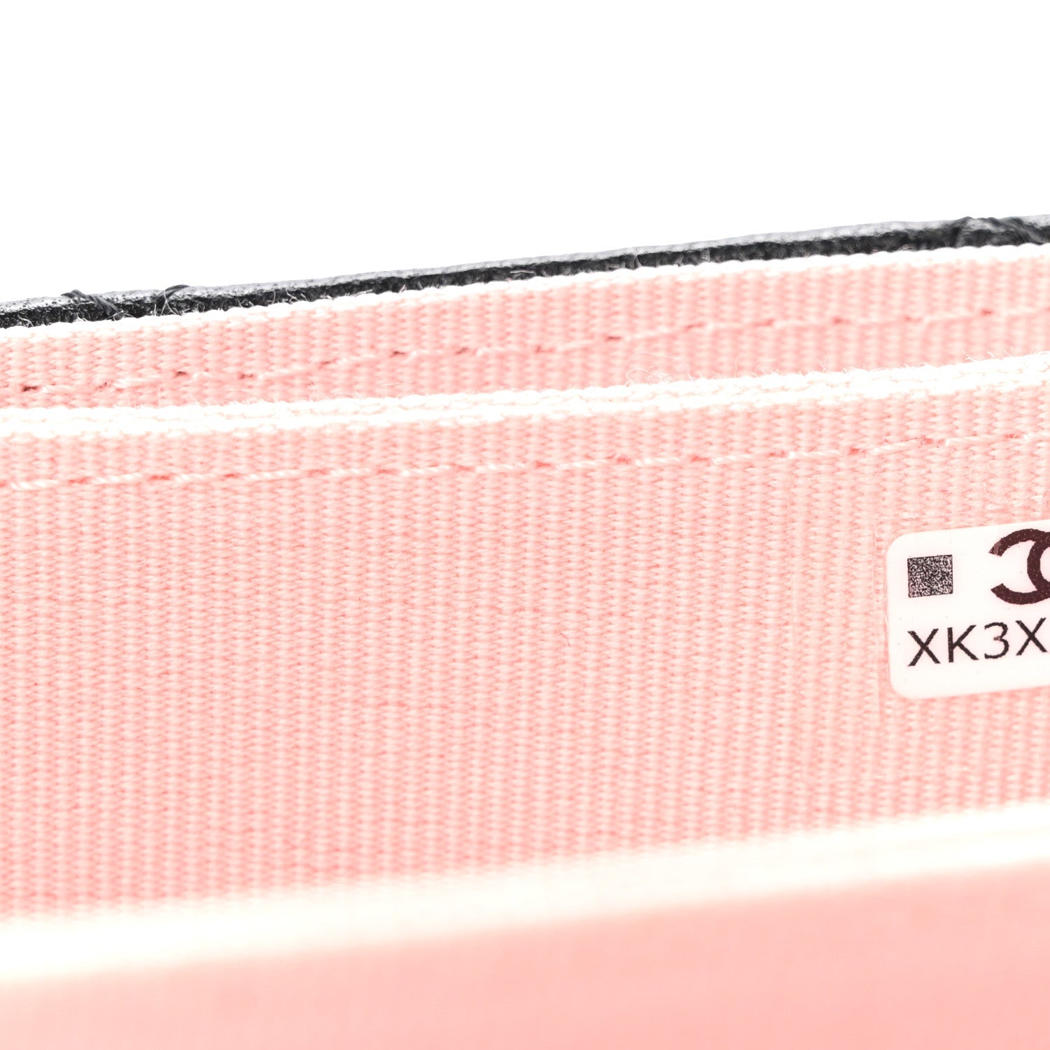 Lambskin Quilted Mini Wallet on Chain WOC Black Pink