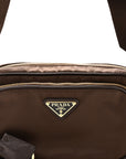 Re-Nylon Saffiano Mini Shoulder Bag Sienna