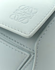 Grained Calfskin Small Puzzle Bag Aquamarine