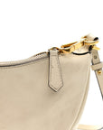 Vitello Grace Matte Mini FNDIgraphy Hobo Bag White Ice