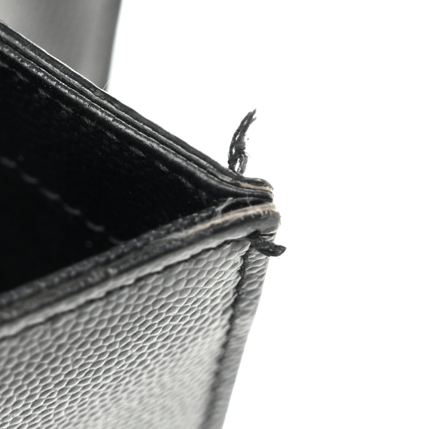 Grain De Poudre Medium Classic Monogram Kate Satchel Black