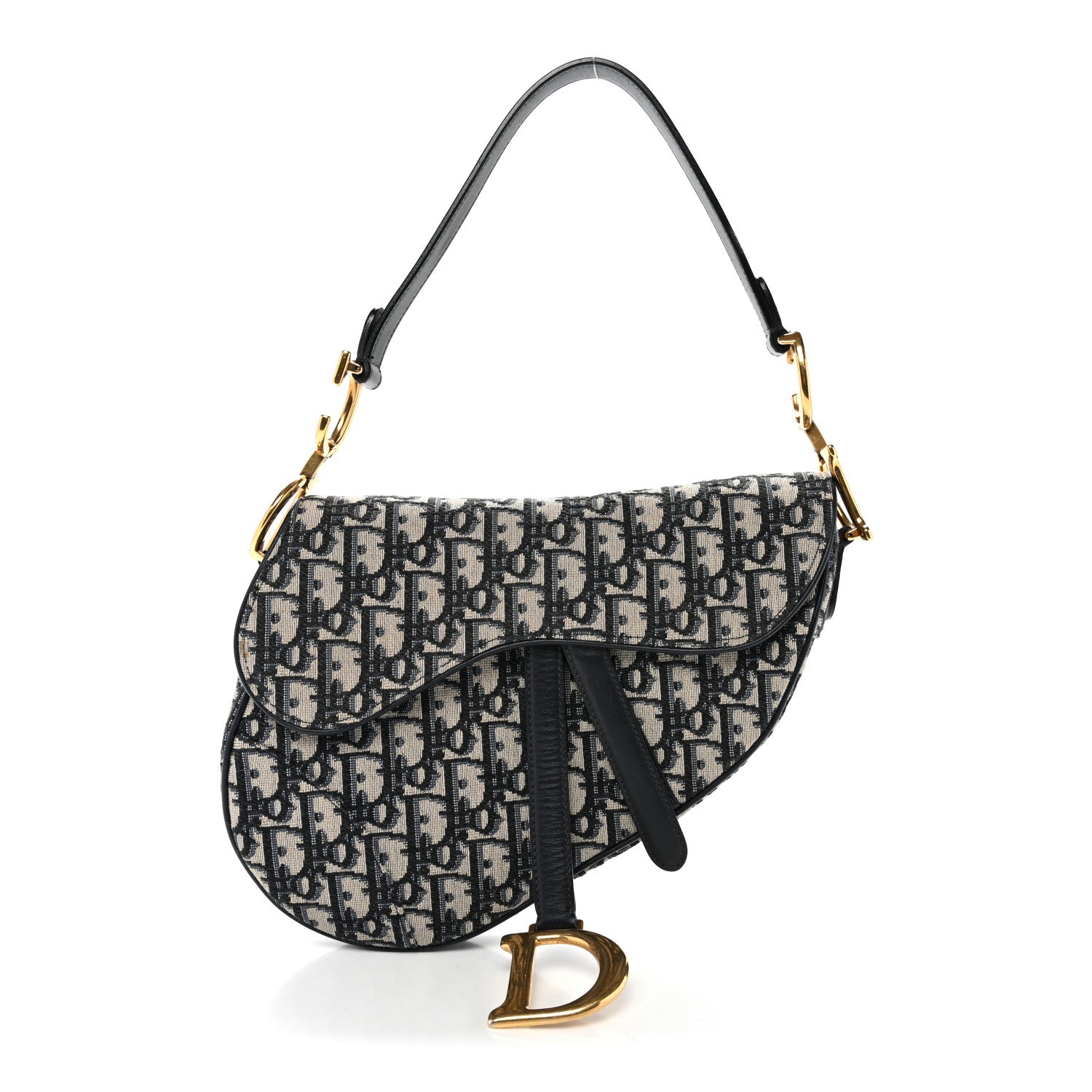 Oblique Saddle Bag Blue