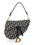Oblique Saddle Bag Blue