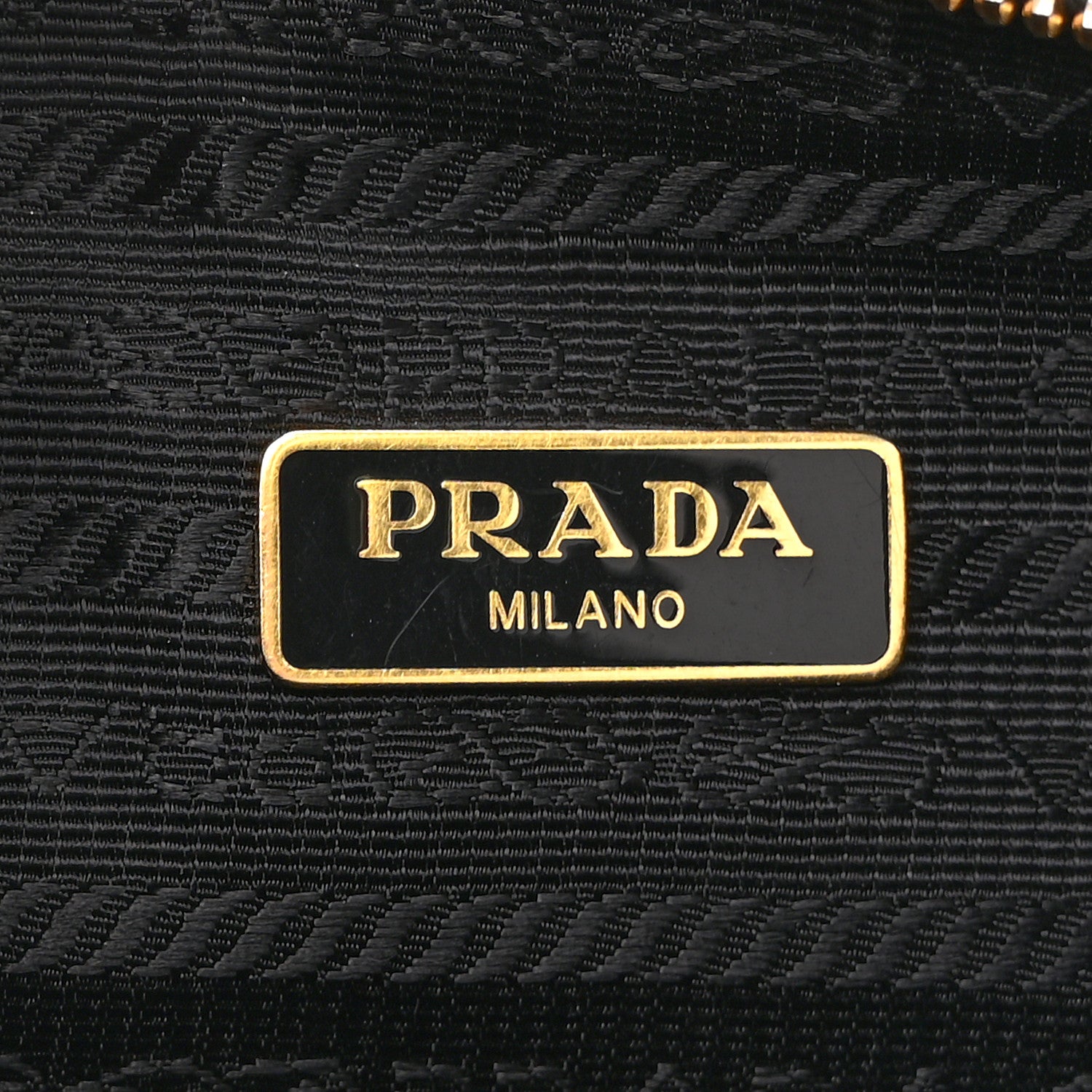 Saffiano Lux Re-Edition 2005 Shoulder Bag Black