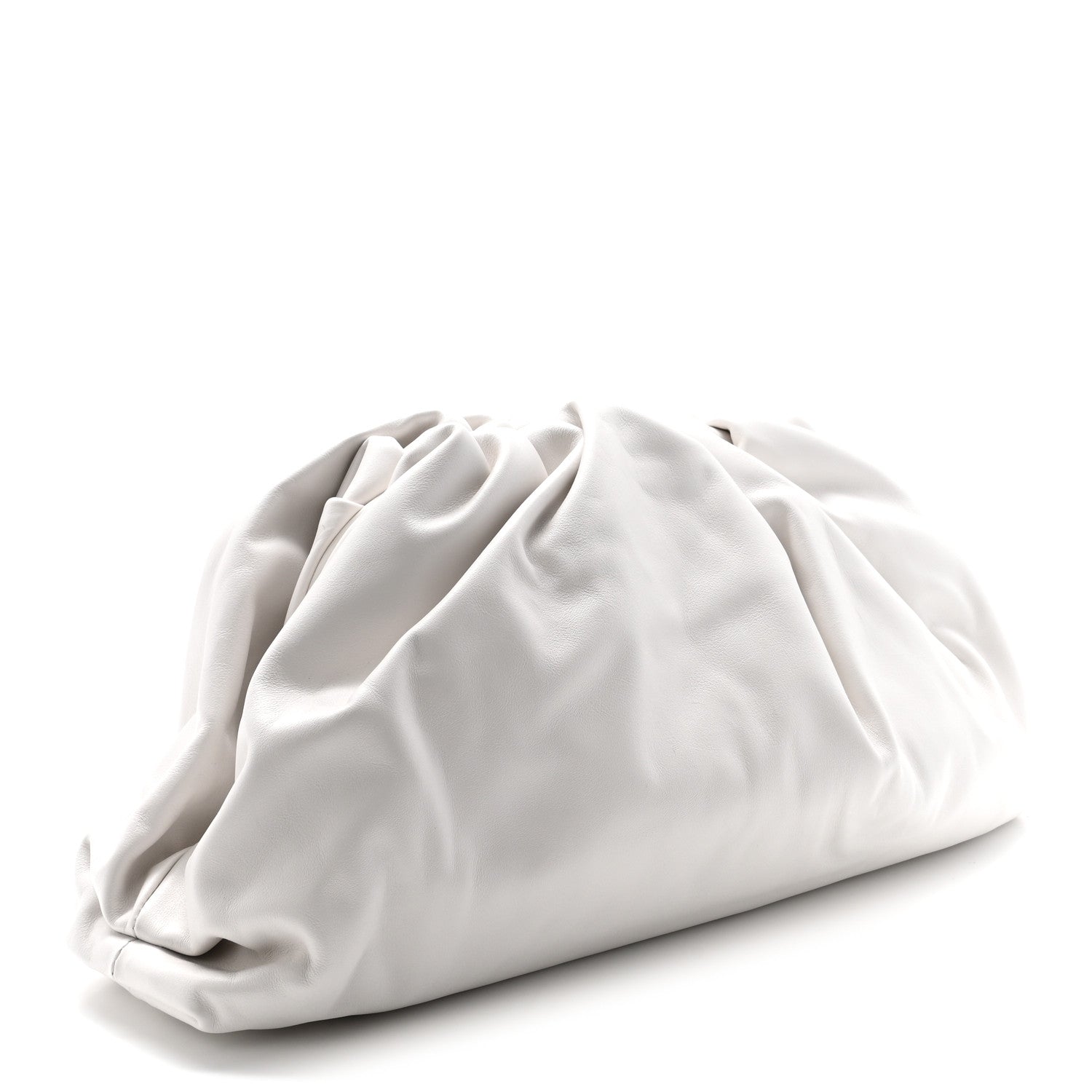 Smooth Butter Calf The Pouch Oversized Clutch  Plaster
