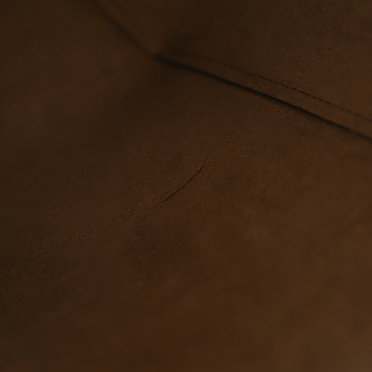 Soft Grained Calfskin Small Sangle Bucket Bag Taupe