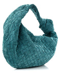 Suede Calfskin Intrecciato Teen Jodie Hobo Scuba