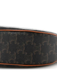 Triomphe Canvas Calfskin Ava Shoulder Bag Tan