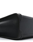 Drummed Calfskin Nano Luggage Black