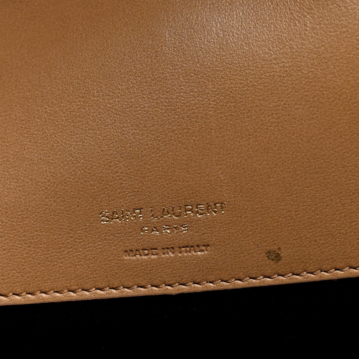 Lambskin Chevron Quilted Large LouLou Natural Tan