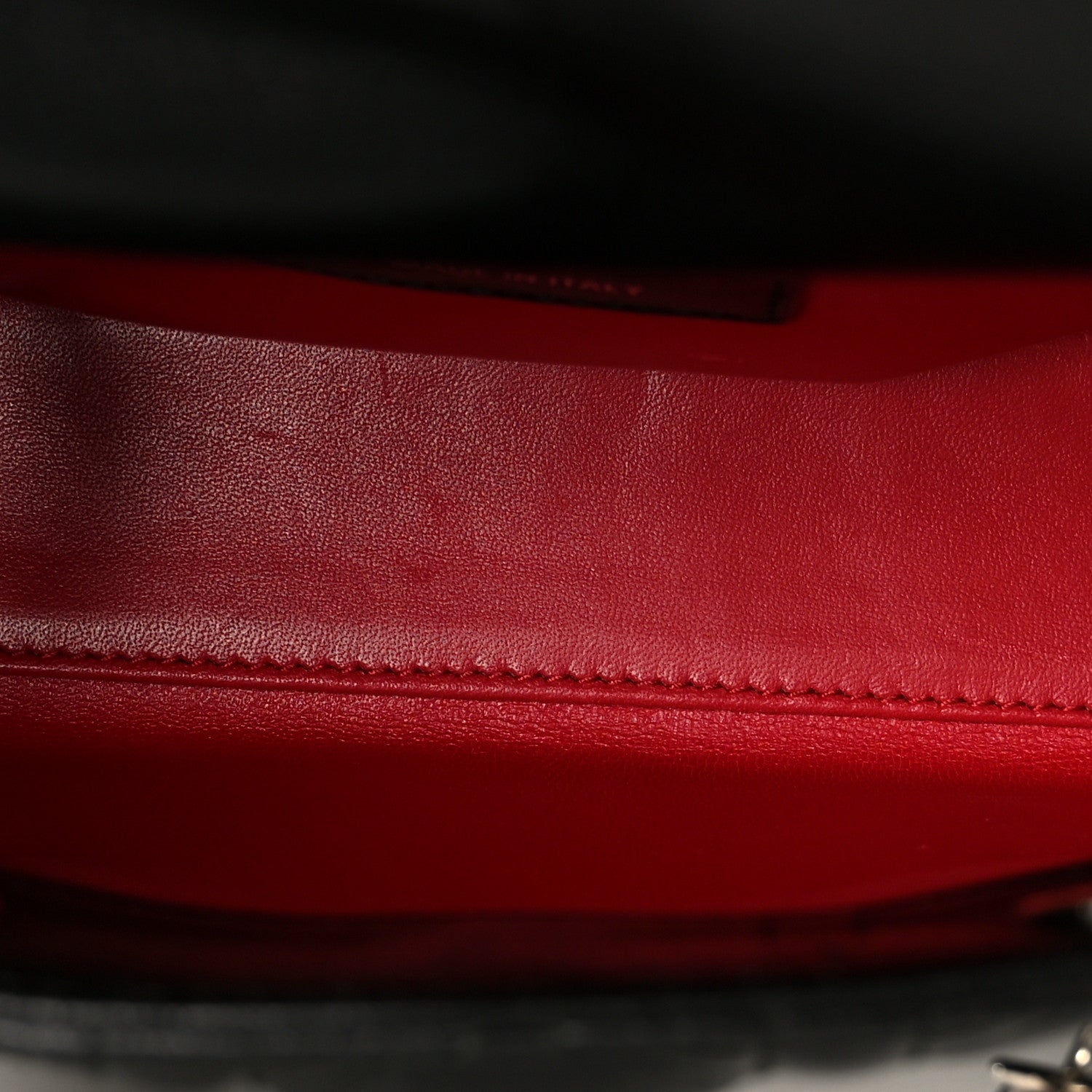Lambskin Cannage Mini Lady D1OR Black