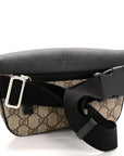 GG Supreme Monogram Belt Bag Black