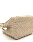 Nappa Intrecciato Medium Parachute Shoulder Bag Tufo