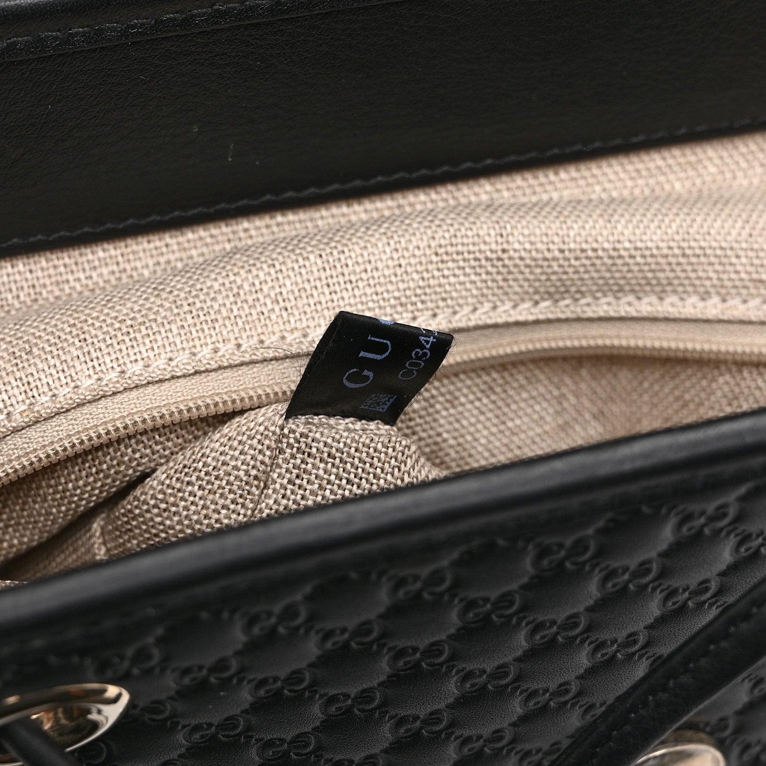 MicroGCCIssima Drawstring Backpack Black