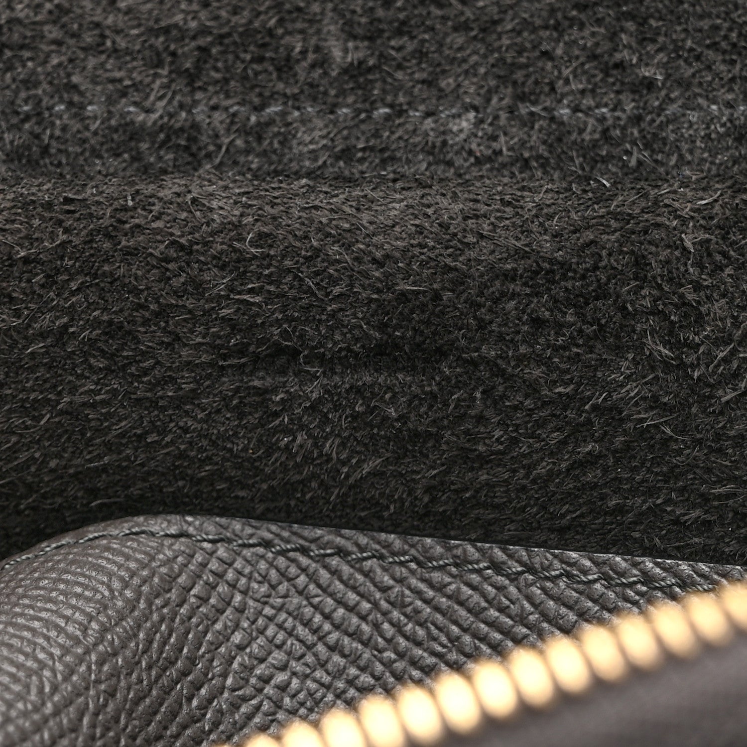 Baby Grained Calfskin Micro Belt Bag Grey