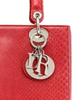 Snakeskin Medium Lady D1OR Pink