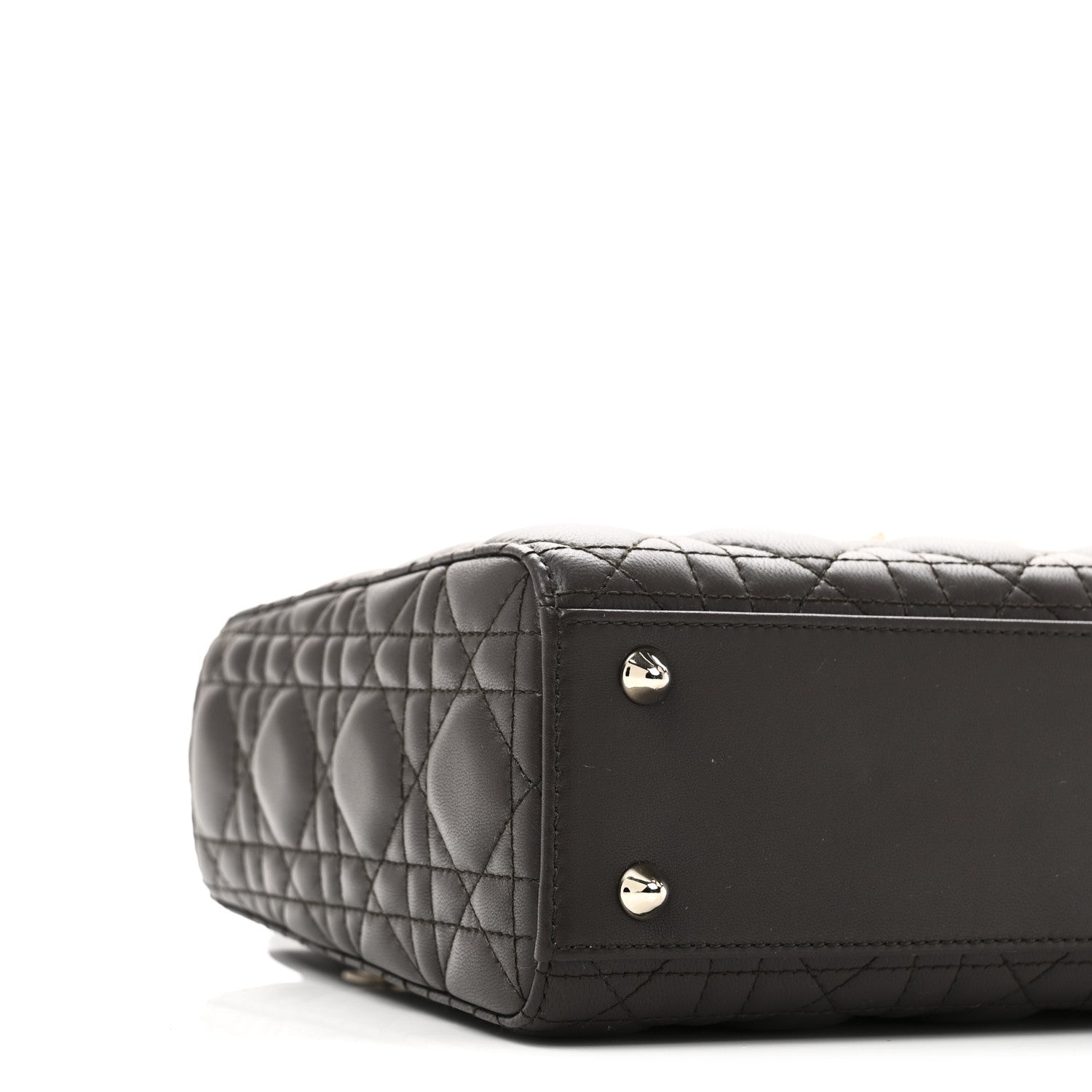 Lambskin Cannage Small My ABCD1OR Lady D1OR Dark Brown