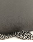Pebbled Calfskin Small Dionysus Shoulder Bag Dusty Grey