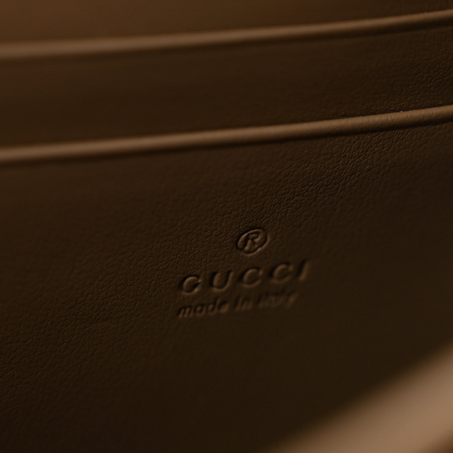 GG Supreme Monogram Mini Dionysus Chain Wallet Beige Taupe