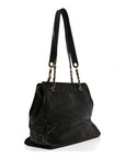 Lambskin CC Shoulder Bag Black