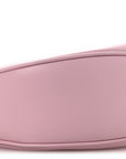 Smooth Calfskin Medium Strap Ava Triomphe Shoulder Pastel Pink