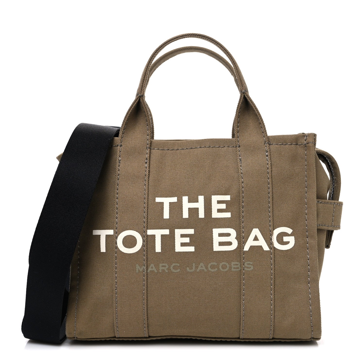 Cotton Canvas Small The Traveler Tote Bag Slate Green