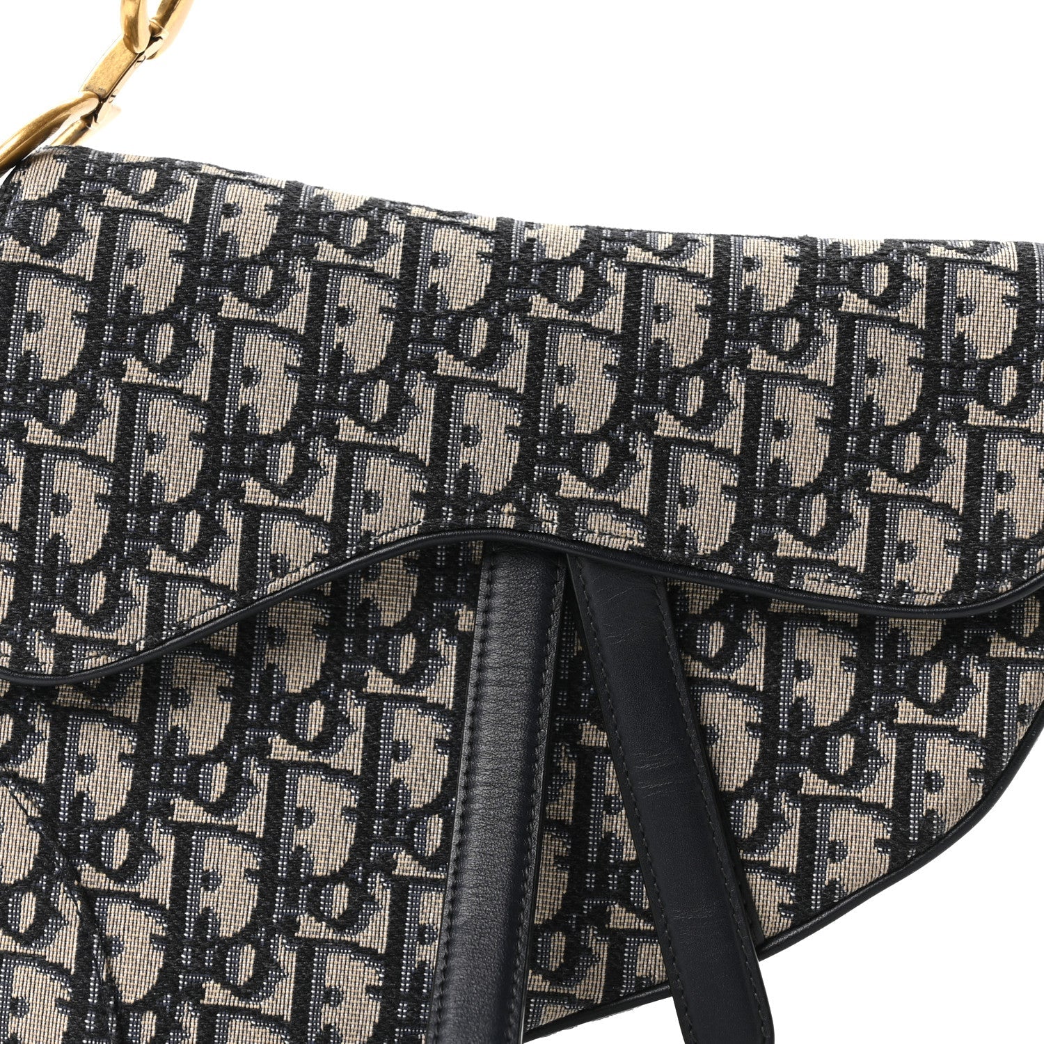 Oblique Saddle Bag Blue