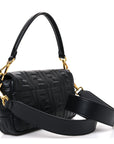 Nappa FF 1974 Embossed Baguette Black