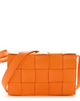 Nappa Maxi Intreccio Cassette Bag Tangerine