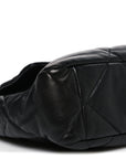 Lambskin Quilted Large CHNL 19 Flap Black