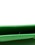 Nappa Maxi Intrecciato Card Holder Parakeet