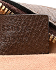 GG Supreme Monogram Web Mini Ophidia Round Shoulder Bag Brown