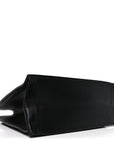 Calfskin Archicannage Large Essential Tote Black