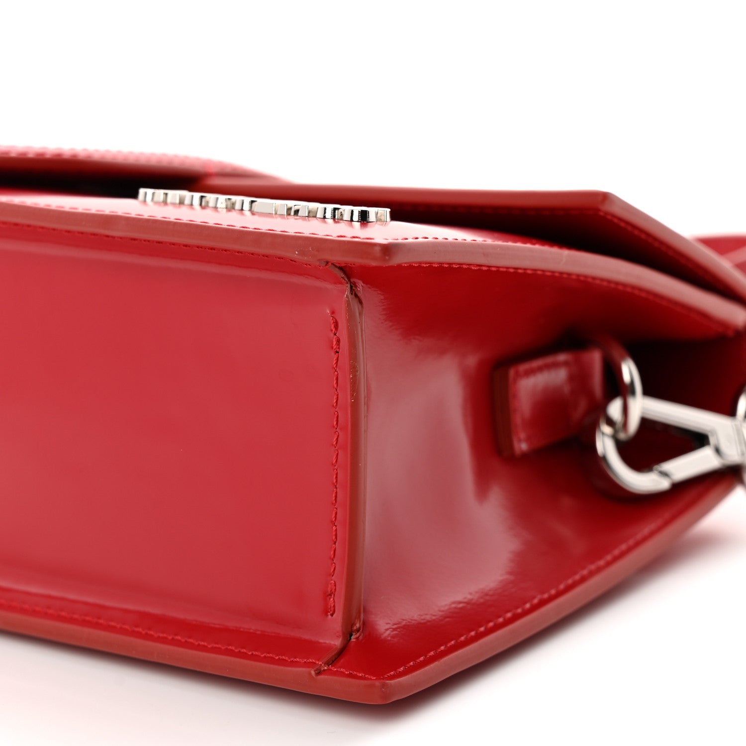 Glazed Calfskin Le Grand Bambino Red