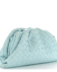 Nappa Maxi Intrecciato The Pouch Oversized Clutch Teal Washed
