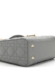 Lambskin Cannage Small My ABCD1OR Lady D1OR Grey