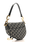 Oblique Saddle Bag Blue