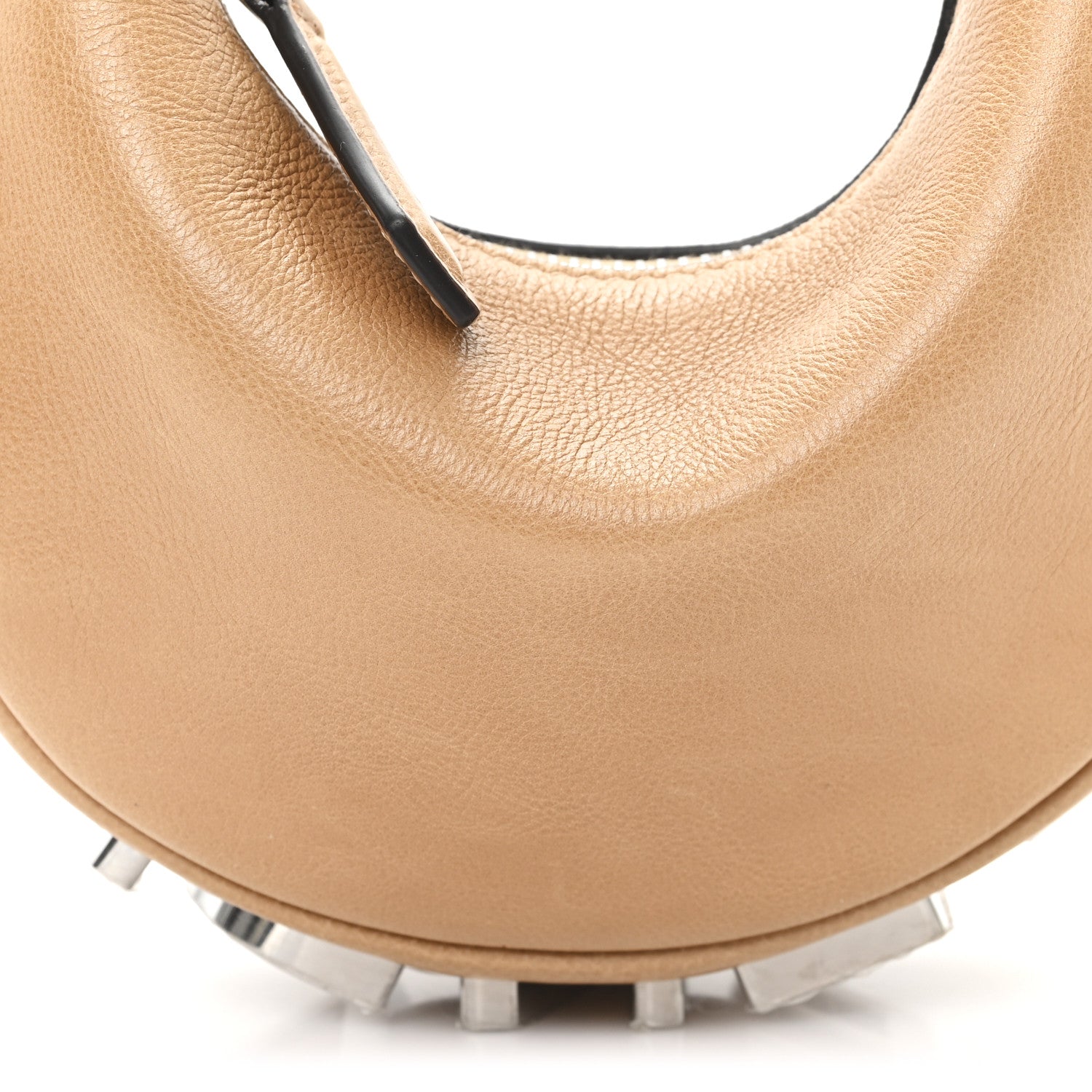 Vitello Grace Nano FNDIgraphy Hobo Charm Miele Scuro