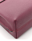 Soft Grain Calfskin Small Medley Crossbody Dark Plum