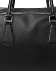 Saffiano Travel Briefcase Black