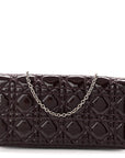 Patent Cannage Lady D1OR Chain Wallet Purple